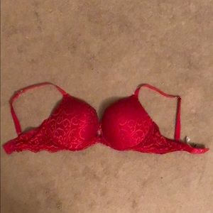 NWOT red push-up bra